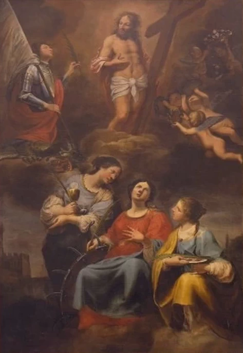 Gesù Cristo redentore e santi